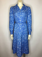 Antonia Blue Dress - AS IS - discolouration