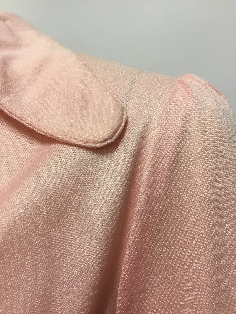 Baby Pink 70s Blouse
