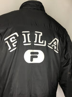 Black Fila Puffer Jacket
