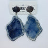 Blue Mineral Earrings