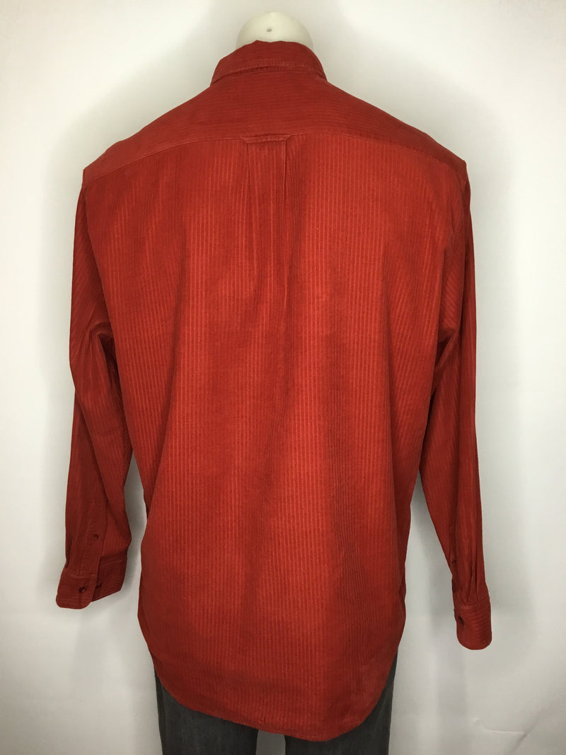 Brick Red Cord Shirt