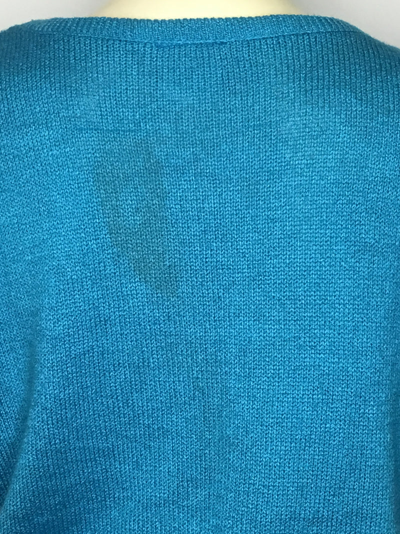 Bright Blue Nikki Blouse - AS IS - marks