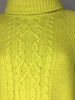 Chartreuse Merino Knit Jumper