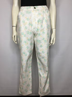 Frosty Mint Floral Trousers
