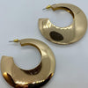 Gold 60s Hoop Earrings