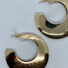 Gold 60s Hoop Earrings