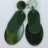 Green Lilypad Earrings