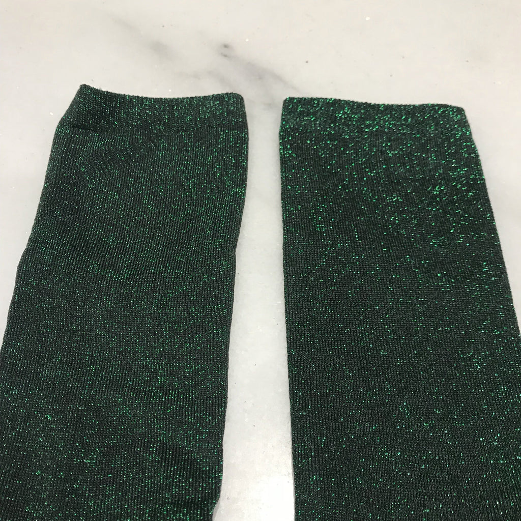 Green Sparkle Socks