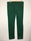 Green Striped Pants