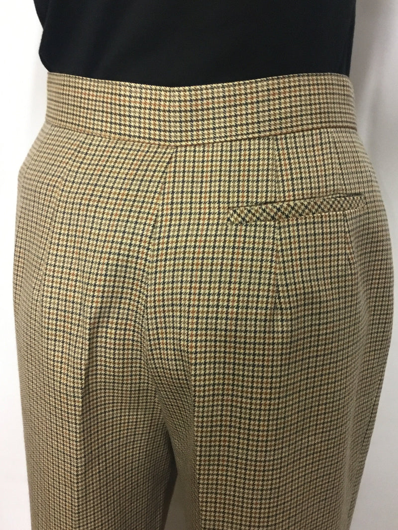 Houndstooth Camel Pants