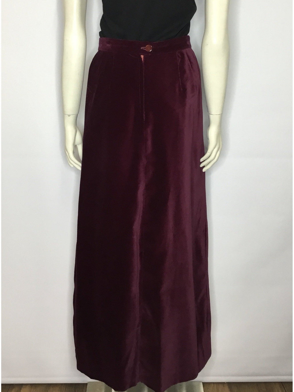 Long Lush Velvet Skirt