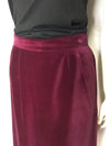 Long Lush Velvet Skirt