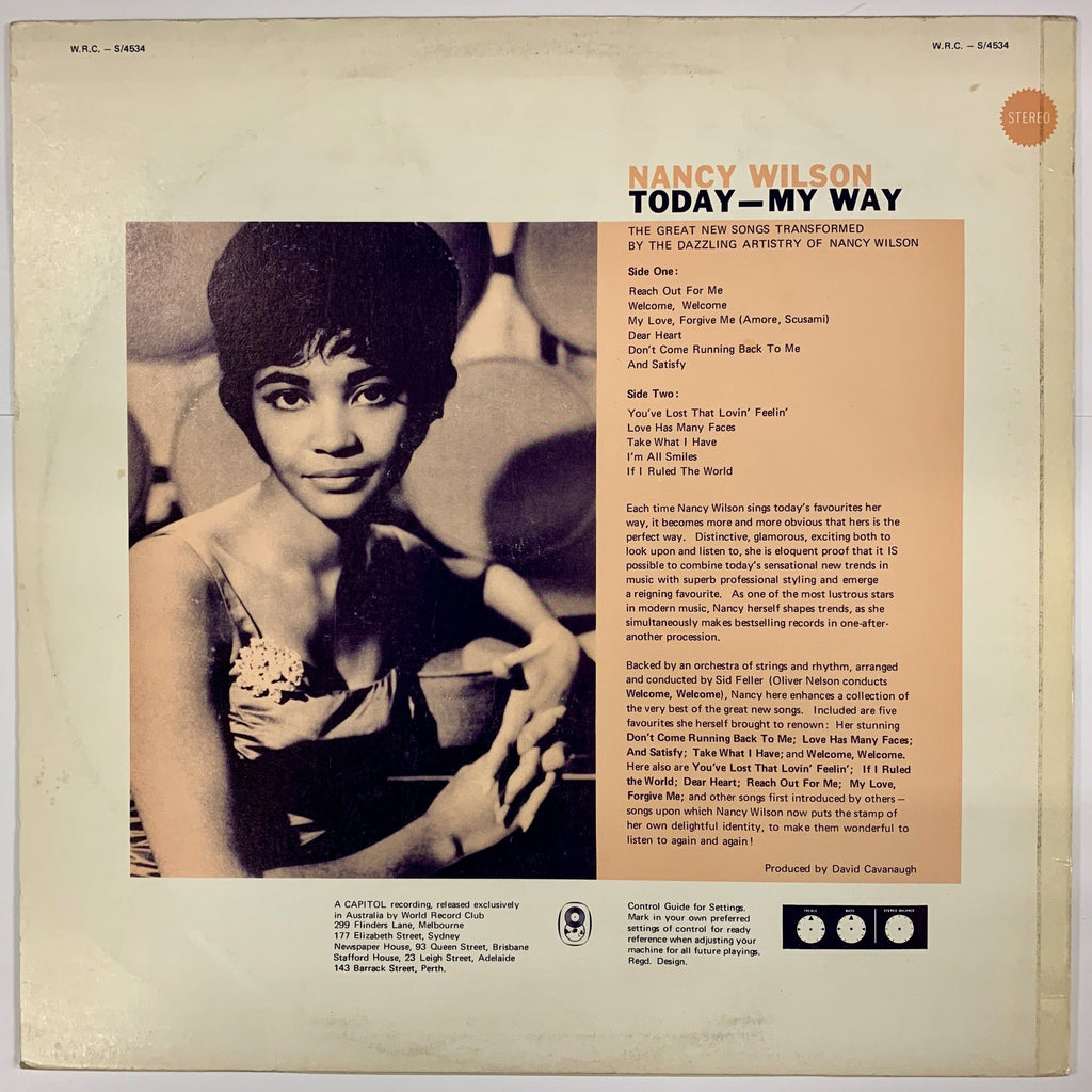Nancy Wilson - Today - My Way