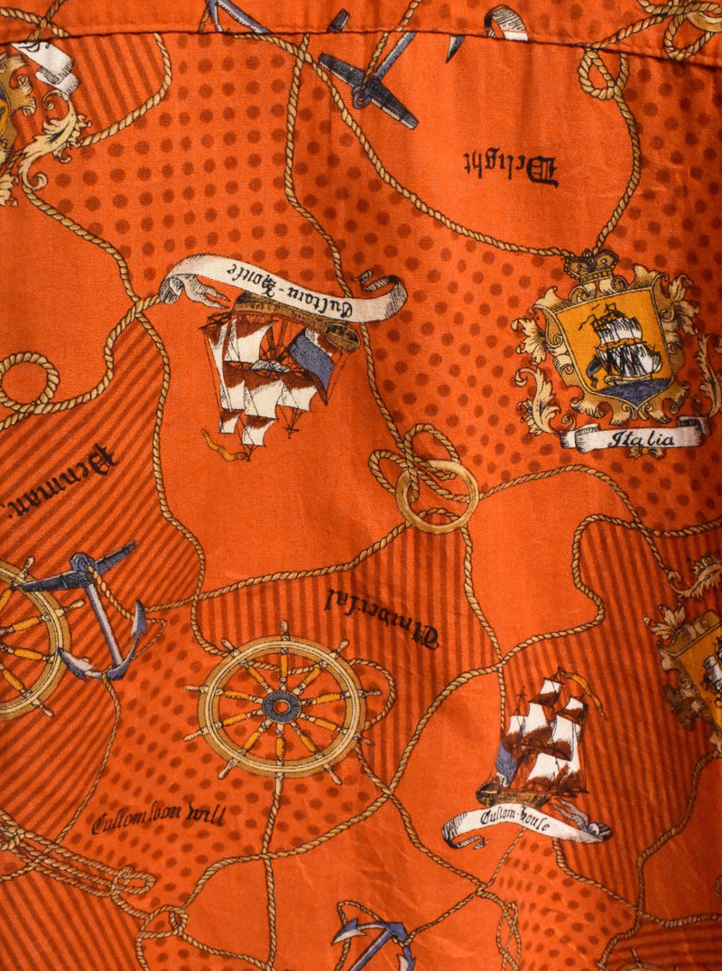 Orange Nautical Party Shirt