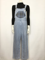 Plaid Patch Overalls
