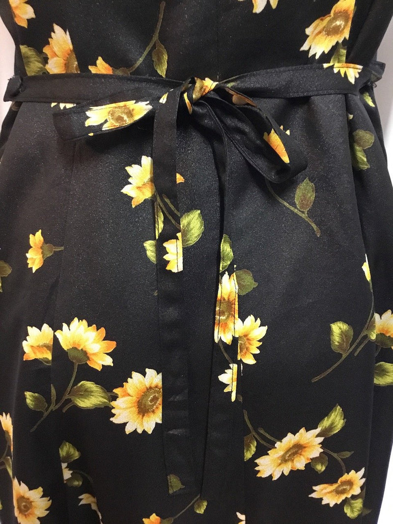 Satin Sunflower Dress