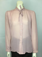 Sheer Dusty Pink Blouse