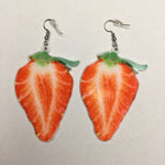 Sumptuous Strawberry Earrings