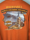Orange Rommel Harley - AS IS - marks and holes
