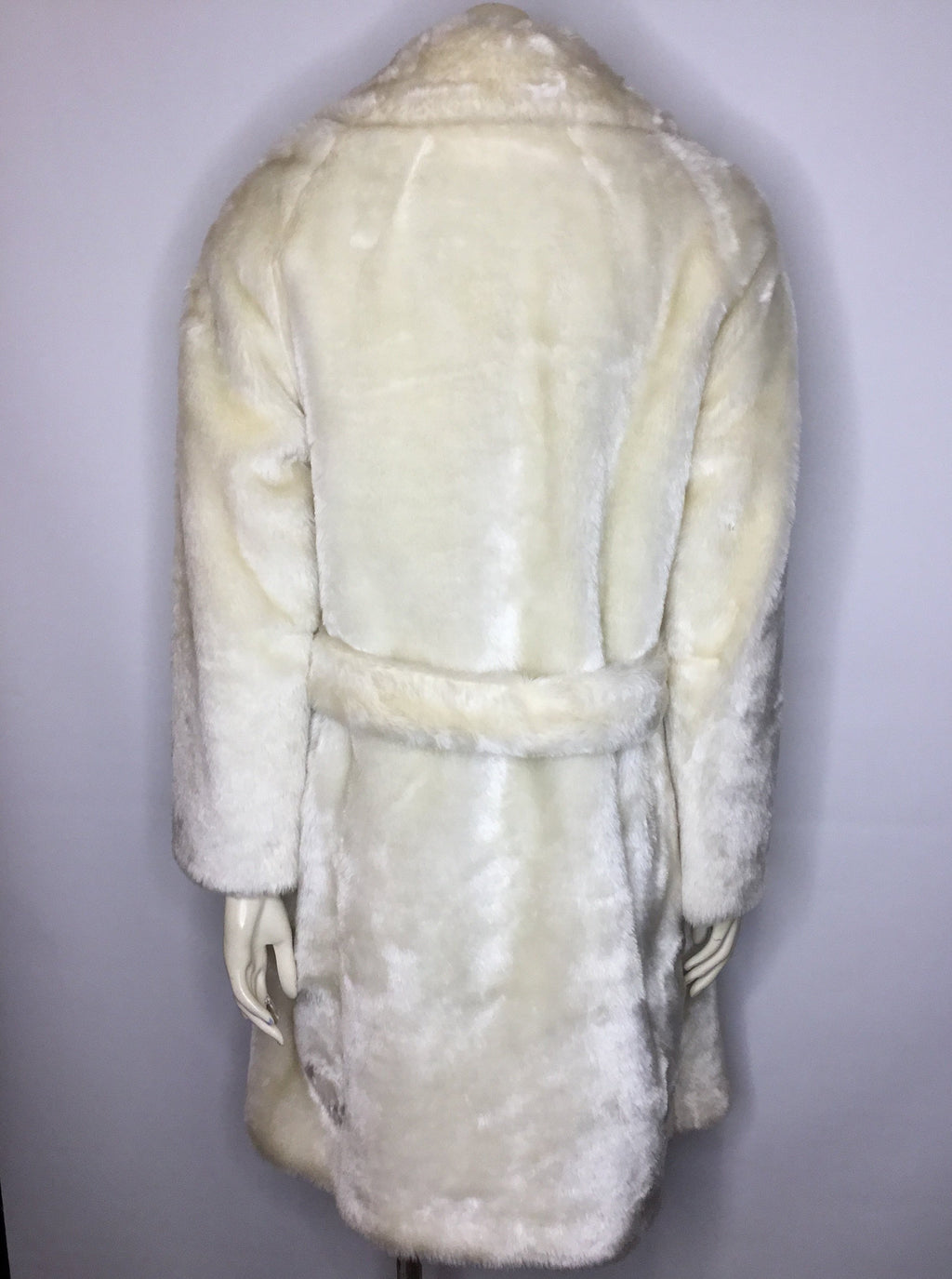 White Faux Fur Coat