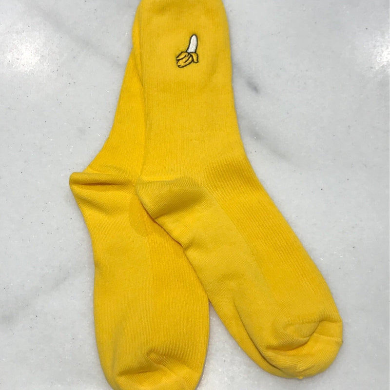 Yellow Banana Socks